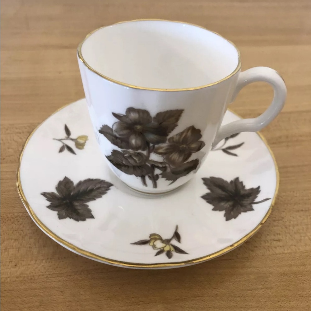 ROYAL WORCESTER DORCHESTER DEMITASSE CUP & SAUCER